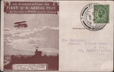140746 1911 FIRST U.K. AERIAL POST, LONDON POSTCARD IN BROWN WITH 'REMINGTON TYPEWRITER COMPANY' ADVERT (LONDON OFFICE).