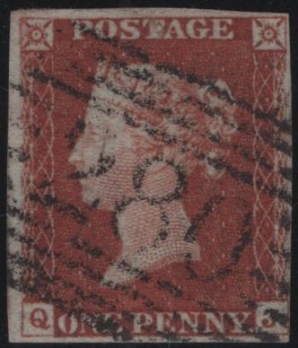 140854 1845 1D PL.59 (SG8)(QJ) GOOD USED.