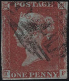 140855 1845 1D PL.59 (SG8)(TF CONSTANT VARIETY) GOOD USED.