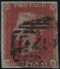 140866 1845 1D PL.60 (SG8)(HA) GOOD USED.