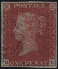 140870 1844 1D PL.46 (SG8)(RL) FINE USED.