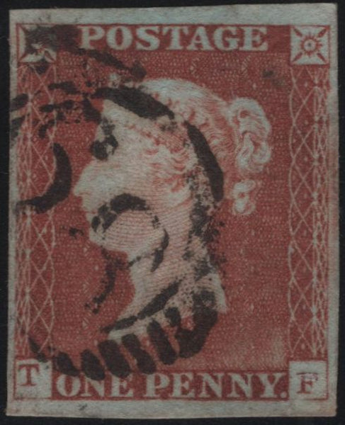 140872 1845 1D PL.64 (SG8)(TF) GOOD USED.