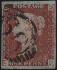 140872 1845 1D PL.64 (SG8)(TF) GOOD USED.