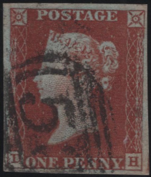 140873 1844 1D PL.46 (SG8)(DH) FINE USED.