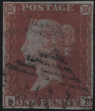140880 1851 1D PL.131 (SG8)(SB) FINE TO VERY FINE USED.
