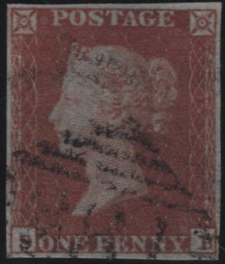 140880 1851 1D PL.131 (SG8)(SB) FINE TO VERY FINE USED.