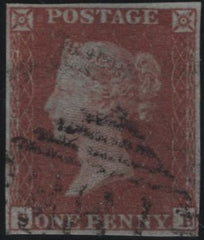 140880 1851 1D PL.131 (SG8)(SB) FINE TO VERY FINE USED.