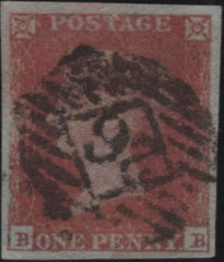 140881 1851 1D PL.131 (SG8)(BB) GOOD USED.