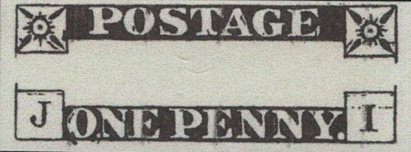 140884 1840 1D BLACK PL.1B (SG2) GOOD USED BLOCK OF FOUR WITH RE-ENTRIES.