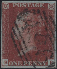 140896 1844 1D PL.49 (SG8)(BB) FINE USED.