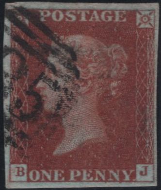 140898 1844 1D PL.49 (SG8)(BJ) FINE USED.