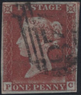 140913 1844 1D PL.52 (SG8)(PC) FINE USED.