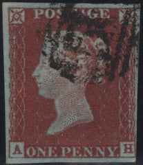 140921 1844 1D PL.48 (SG8)(AH) GOOD TO FINE USED, MISSING IMPRIMATUR LETTERING.