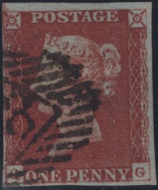 140941 1845 1D PL.62 (SG8)(QG BASAL SHIFT SPEC BS51c) GOOD USED.