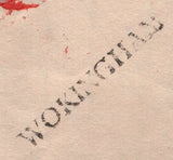 140962 1793 FREE FRANK WOKINGHAM, BERKS TO LONDON WITH UNRECORDED 'WOKINGHAM' STRAIGHT LINE HAND STAMP.