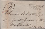 140978 1831 MAIL HADLEIGH, SUFFOLK TO LONDON WITH 'Hadleigh/Py Post' HAND STAMP (SK159).