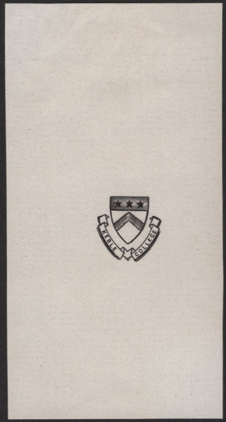 141001 1893 KEBLE COLLEGE, OXFORD 'PARCELS STAMP' DIE PROOF.