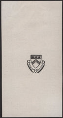 141001 1893 KEBLE COLLEGE, OXFORD 'PARCELS STAMP' DIE PROOF.