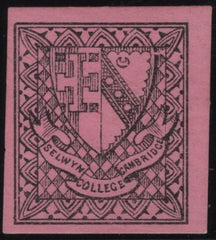 141049 1882 ½D BLACK ON MAGENTA SELWYN COLLEGE, CAMBRIDGE COLLEGE STAMP (CS18) VERY FINE UNUSED.