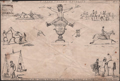 141090 1840 ORIGINAL 'FORES'S RACING ENVELOPE No.5' UNUSED.