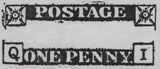 141106 1840 1D BLACK PL.7 (SG2) (QI MAJOR RE-ENTRY SPEC AS44a) GOOD TO FINE USED.