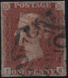 141123 1840-1841 MATCHED PAIR 1D PL.5 (SG2) AND 1D RED (SG7) LETTERED IE.