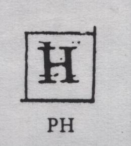 141131 1840-1841 MATCHED PAIR 1D BLACK PL.5 (SG2) AND 1D RED (SG7) LETTERED PH WITH CONSTANT VARIETY  'H DOUBLE' .
