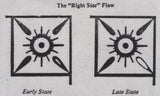 141137 1840 MATCHED PAIR 1D BLACK PL.6 (SG2) STATES ONE AND TWO (SPEC AS43) LETTERED SE.
