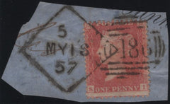 141143 1857 SMALL PIECE DIE 2 1D (SPEC C9) DUBLIN DIAMOND SPOON 'No.5' (RA67).