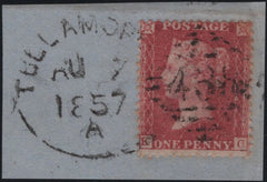 141147  1857 SMALL PIECE 'TULLAMORE/438' IRISH TYPE SPOON (RA57), Co. OFFALY.