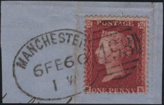 141170 1860 SMALL PIECE 1D (SG40) 'MANCHESTER/498' SPOON TYPE 'B' (RA73).