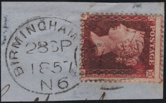 141192 1857 SMALL PIECE 1D (SG40) 'BIRMINGHAM/75' SPOON TYPE 'D6' (RA18).