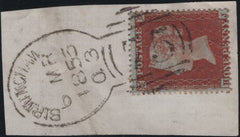141197 1855 SMALL PIECE 1D (SG17) 'BIRMINGHAM/75' SPOON TYPE 'C3' (RA14).