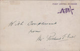 141267 1911 FIRST U.K. AERIAL POST LONDON PRIVILEGE POSTCARD IN VIOLET LONDON TO SCOTLAND.