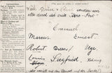 141289 1911 FIRST U.K. AERIAL POST LONDON POSTCARD IN OLIVE-GREEN TO SWITZERLAND.