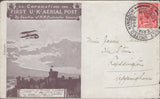 141304 1911 FIRST U.K. AERIAL POST LONDON ENVELOPE IN PURPLE-BROWN TO LYDDINGTON, RUTLAND.