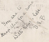 141313 1911 FIRST U.K. AERIAL POST LONDON POSTCARD IN OLIVE-GREEN TO U.S.A. WITH 'PHILADELPHIA' DATE STAMP.