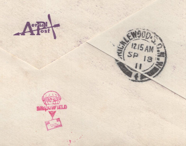 141326 1911 FIRST U.K. AERIAL POST WINDSOR PRIVILEGE ENVELOPE IN VIOLET TO HENDON.