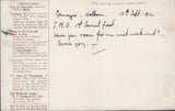 141335 1911 FIRST U.K. AERIAL POST LONDON POSTCARD IN BROWN TO STREATLEY ON THAMES, BERKS.