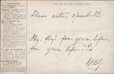 141336 1911 FIRST U.K. AERIAL POST LONDON POSTCARD IN OLIVE-GREEN TO WEST KENSINGTON.