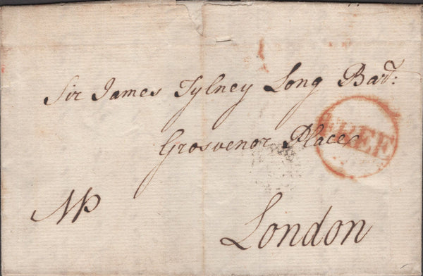 141400 1856 MAIL FROM VEVEY, SWITZERLAND TO PHILADELPHIA VIA LIVERPOOL WITH 'LIVERPOOL/466' SPOON TYPE 'C4'(RA69).