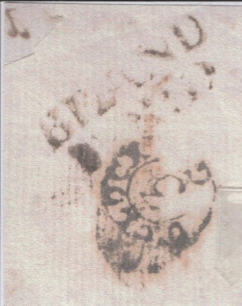 141401 1776 FREE MAIL BLANDFORD, DORSET TO LONDON WITH 'BLAND/FORD' HANDSTAMP (DT21) AND LONDON 'FREE' HANDSTAMP.