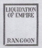 141430 1944 1½d GERMAN PROPAGANDA FORGERY 'LIQUIDATION OF EMPIRE/RANGOON' FINE UNUSED.SUPERB.