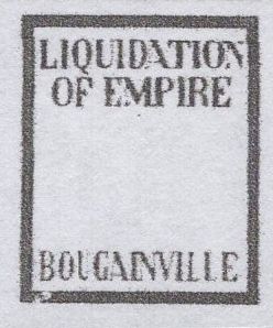 141442 1944 1½d GERMAN PROPAGANDA FORGERY 'LIQUIDATION OF EMPIRE/BOUGAINVILLE' OVERPRINT FINE UNUSED.