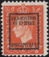 141443 1944 2D GERMAN PROPAGANDA FORGERY 'LIQUIDATION OF EMPIRE/BOUGAINVILLE, OVERPRINT, FINE UNUSED.
