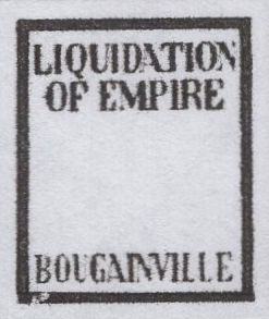 141444 1944 2½d GERMAN PROPAGANDA FORGERY 'LIQUIDATION OF EMPIRE/BOUGAINVILLE' GOOD USED.