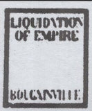 141445 1944 3D GERMAN PROPAGANDA FORGERY 'LIQUIDATION OF EMPIRE/BOUGAINVILLE' OVERPRINT SUPERB UNUSED.