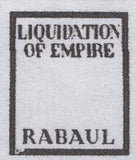 141446 1944 ½d GERMAN PROPAGANDA FORGERY 'LIQUIDATION OF EMPIRE/RABAUL' FINE UNUSED.