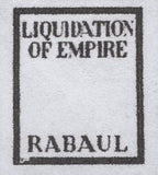 141450 1944 2½d GERMAN PROPAGANDA FORGERY 'LIQUIDATION OF EMPIRE/RABAUL' OVERPRINT, GOOD UNUSED.