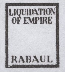 141450 1944 2½d GERMAN PROPAGANDA FORGERY 'LIQUIDATION OF EMPIRE/RABAUL' OVERPRINT, GOOD UNUSED.